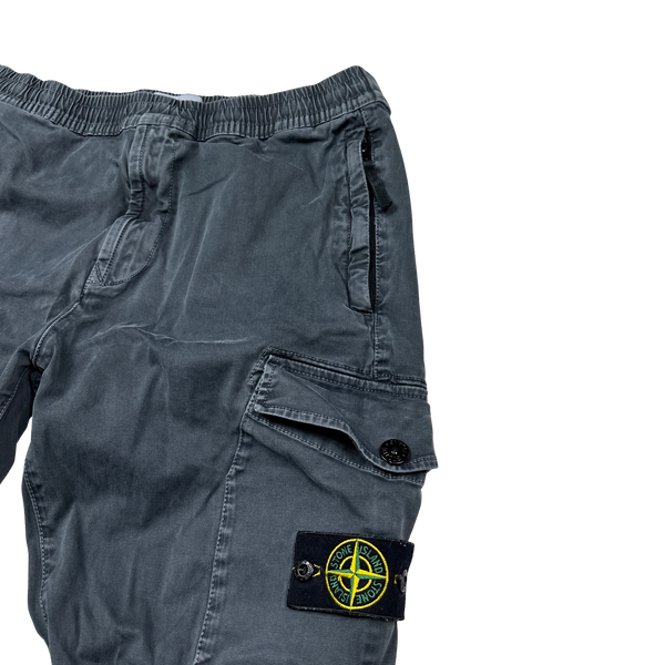 Stone Island 2020 Navy RE T Cargo Trousers - 34"
