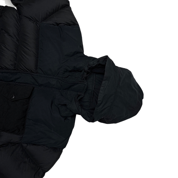 CP Company Black D D Shell Down Filled Goggle Puffer Jacket