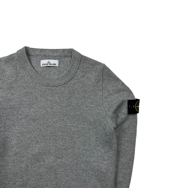 Stone Island 2016 Grey Knitted Jumper - Small