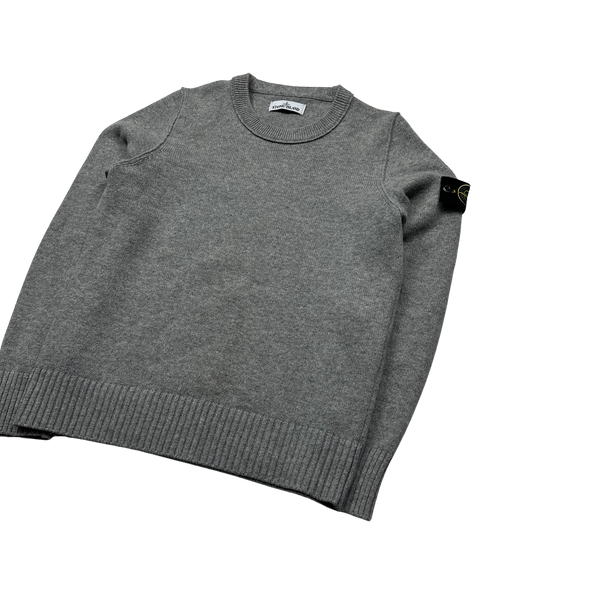 Stone Island 2016 Grey Knitted Jumper - Small