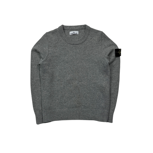 Stone Island 2016 Grey Knitted Jumper - Small