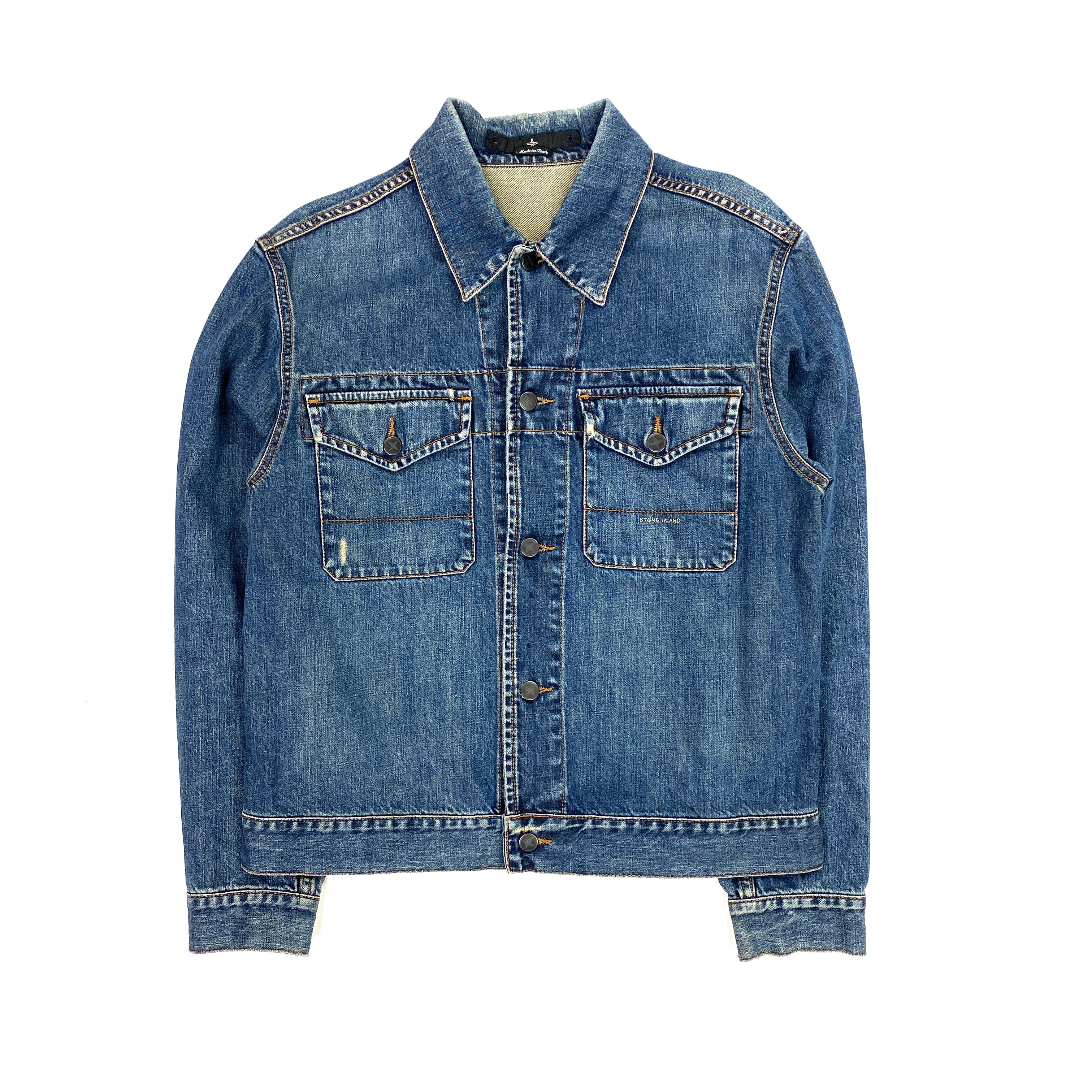 Denim jacket deals stone island