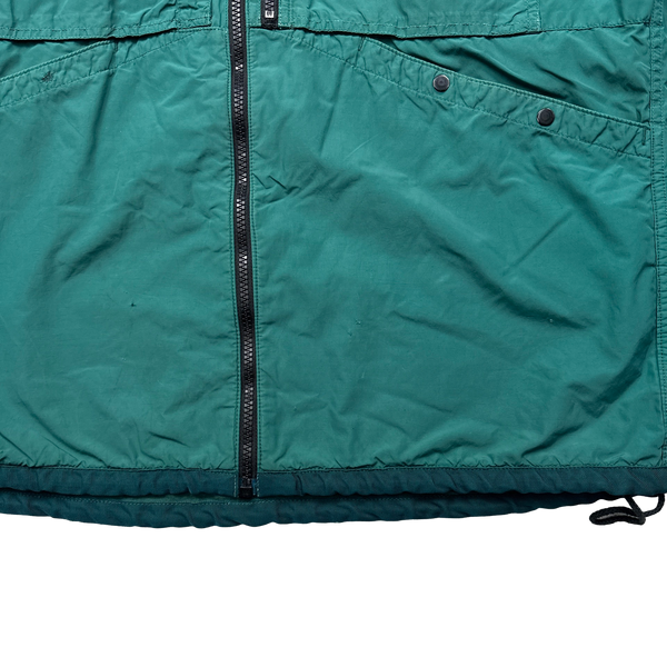 Stone Island Emerald Green 2011 Resin Coated Nylon Jacket - XL