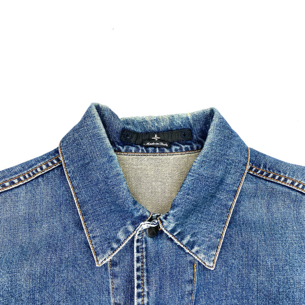 Stone Island Denims Light Wash Denim Jacket