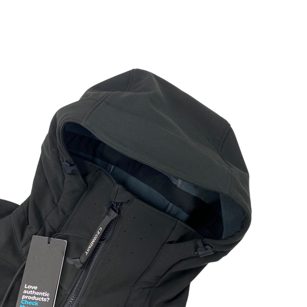 CP Company Black Metropolis Black Fleece Lined Soft Shell