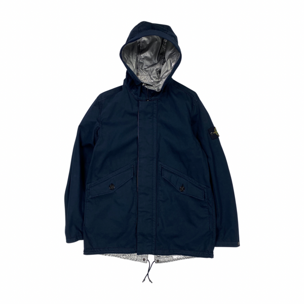 Stone Island Reversible Silver Spaceman Raso Parka