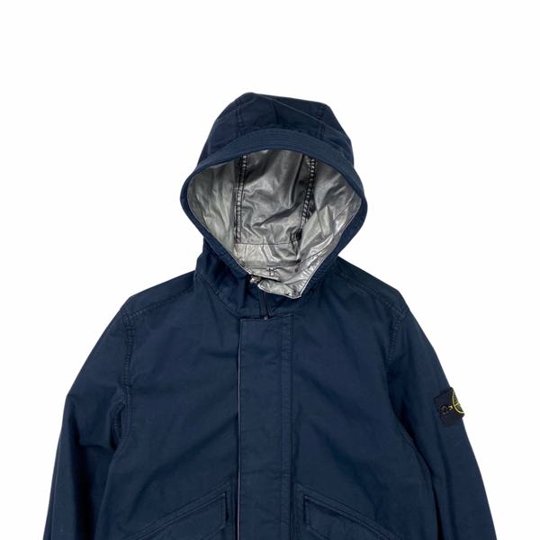 Stone Island Reversible Silver Spaceman Raso Parka