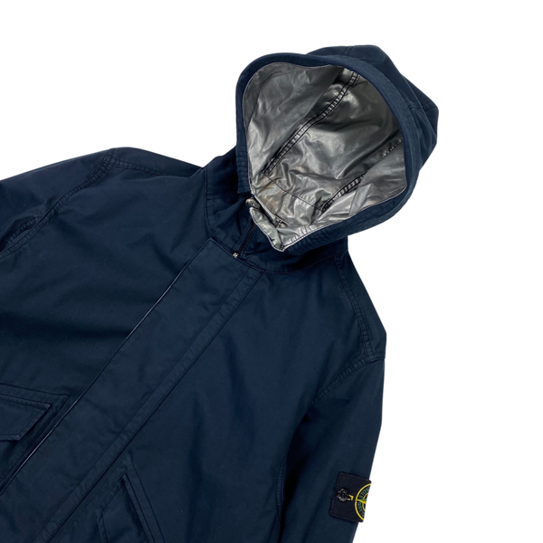 Stone Island Reversible Silver Spaceman Raso Parka