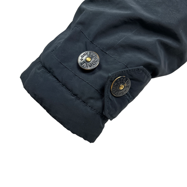 Stone Island 2014 Micro Reps Down Filled Fur Trim Parka - Medium