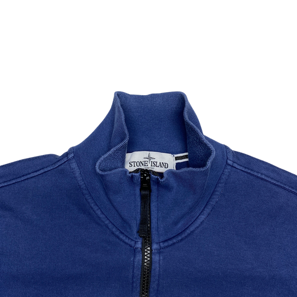 Stone Island 2012 Blue Zipped High Neck Jumper – Mat's Island