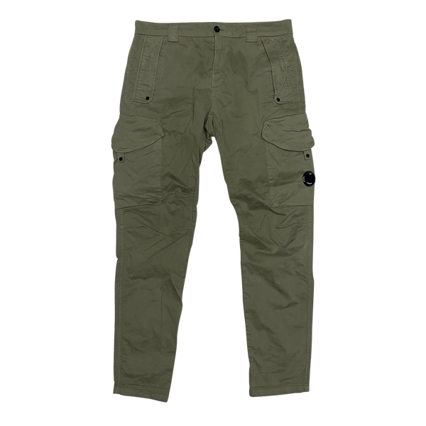 CP Company Khaki Ergonomic Fit Cargo Trousers