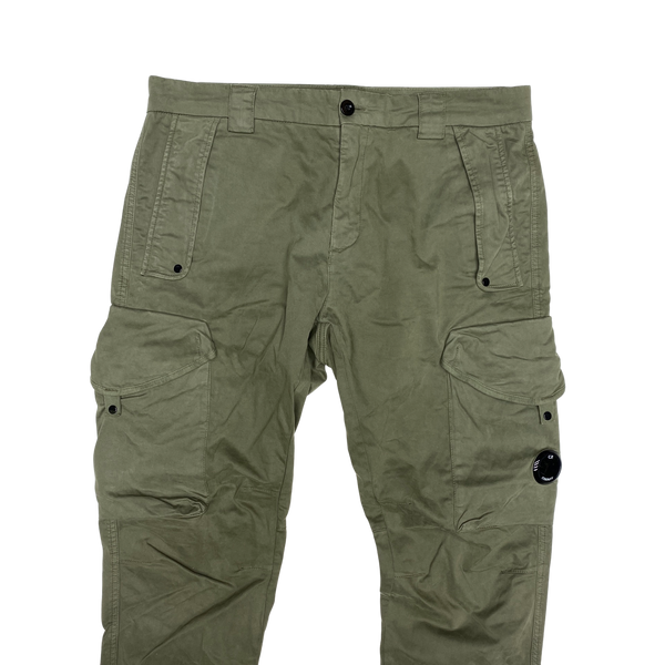 CP Company Khaki Ergonomic Fit Cargo Trousers