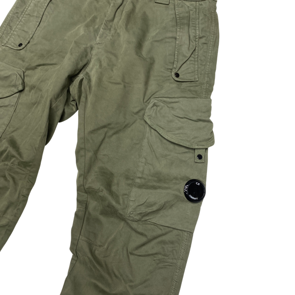 CP Company Khaki Ergonomic Fit Cargo Trousers