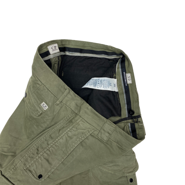 CP Company Khaki Ergonomic Fit Cargo Trousers