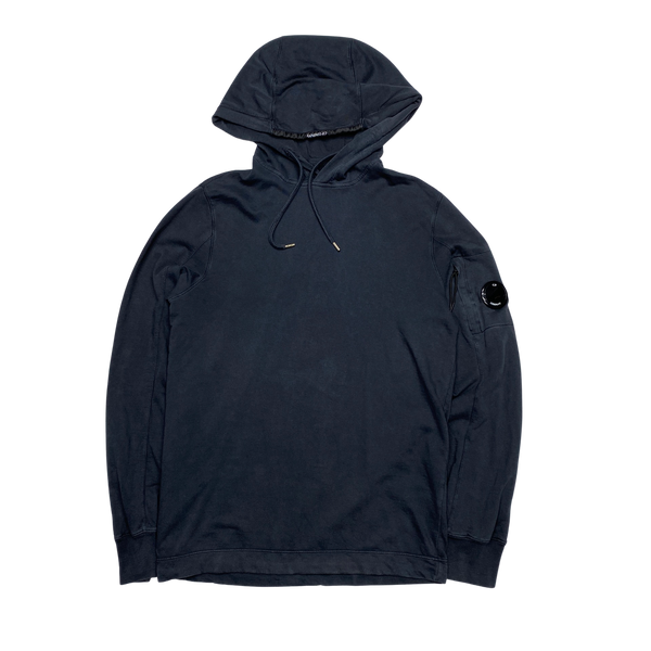 CP Company Navy Cotton Pullover Hoodie