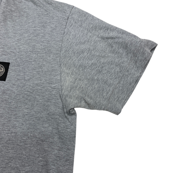 Stone Island 2018 Light Grey Cotton T Shirt