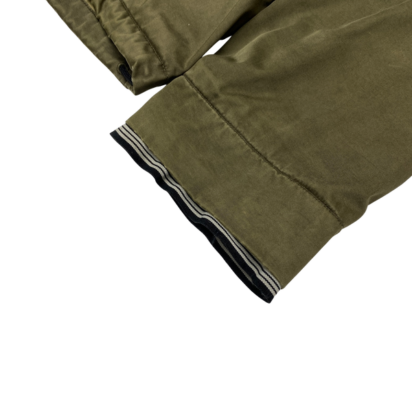 Stone Island 2004 Beige Raso Floccato Riot Mask Jacket