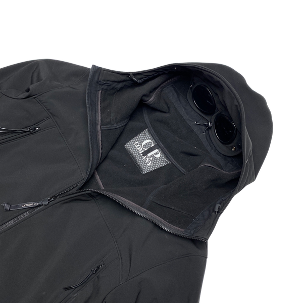 CP Company Black Fleece Lined Soft Shell Jacket