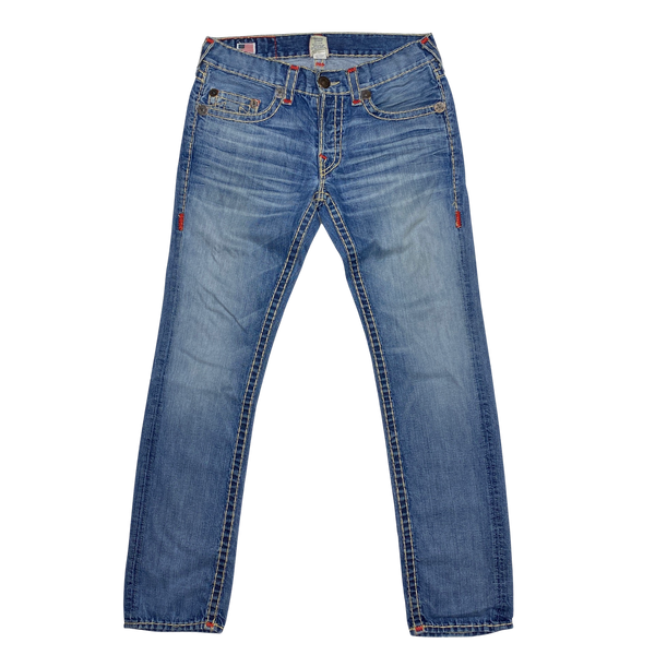 True Religion Light Denim Rocco Super T Jeans