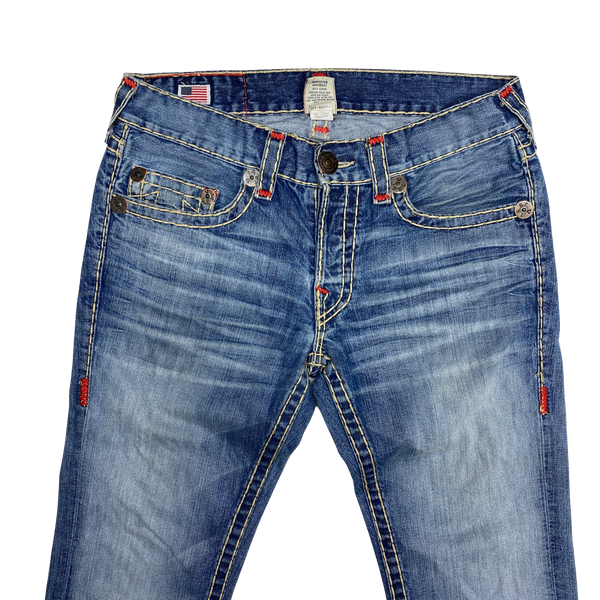 True Religion Light Denim Rocco Super T Jeans