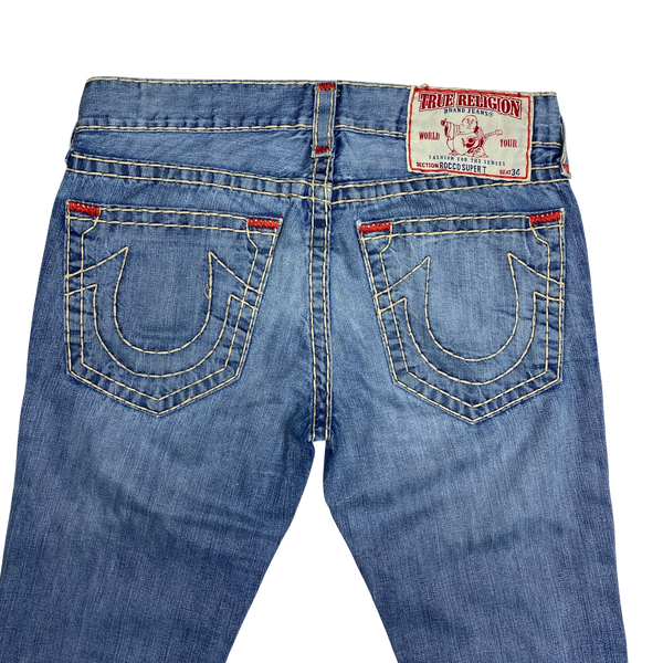 True Religion Light Denim Rocco Super T Jeans