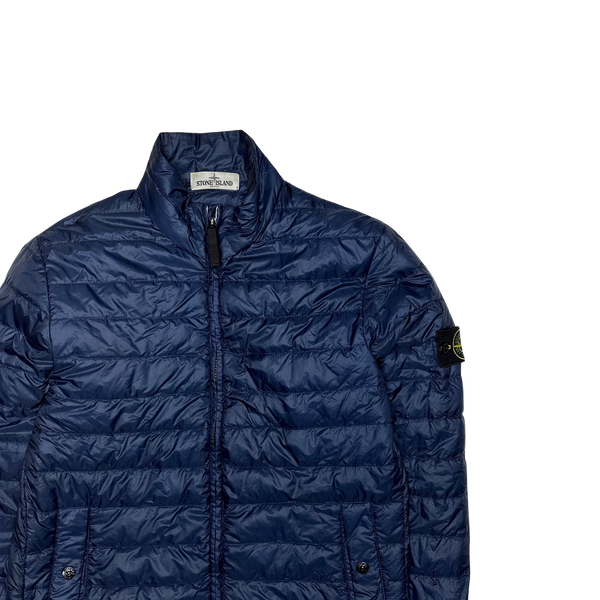 Stone Island Navy Micro Rip Stop Down Packable Jacket