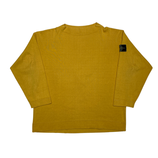 Stone Island 1990 Vintage Yellow Pullover