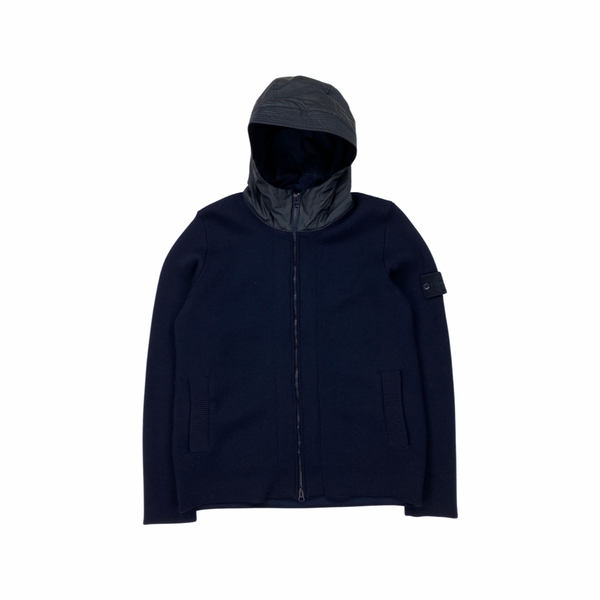 Stone Island Navy Ghost Mussola Gommata Jumper
