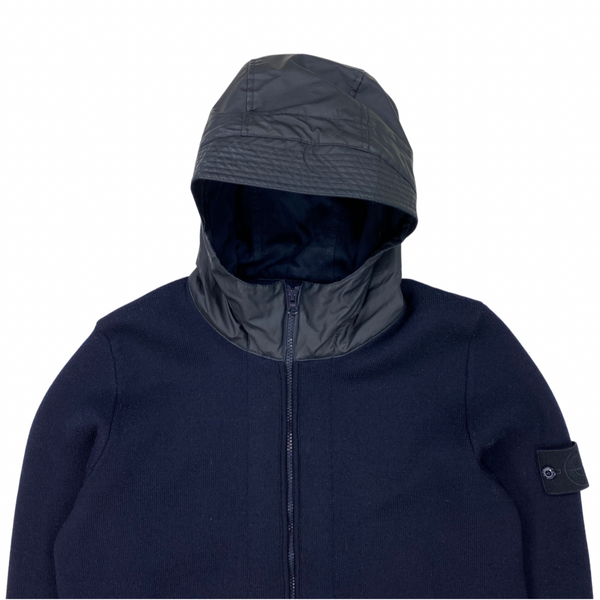Stone Island Navy Ghost Mussola Gommata Jumper