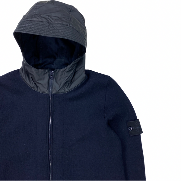 Stone Island Navy Ghost Mussola Gommata Jumper