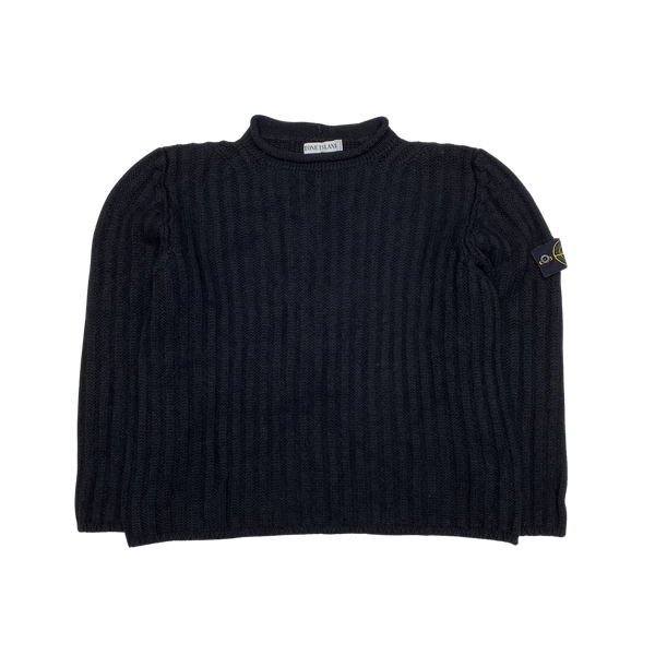 Stone Island 1999 Vintage Mock Neck Pullover