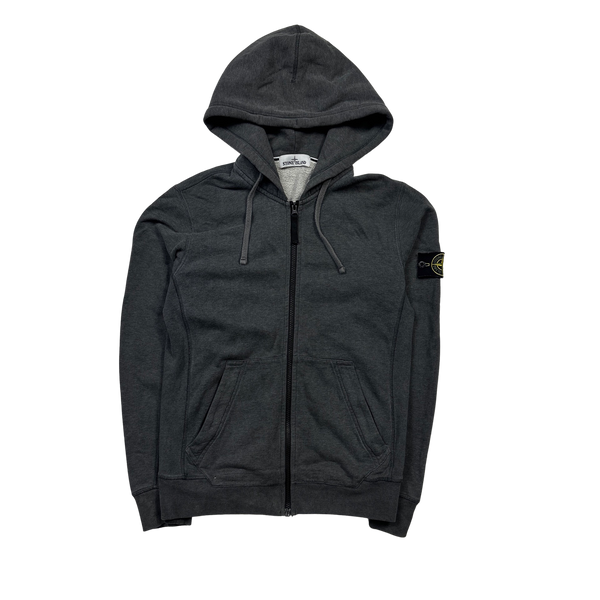 Dark grey stone island hoodie shop