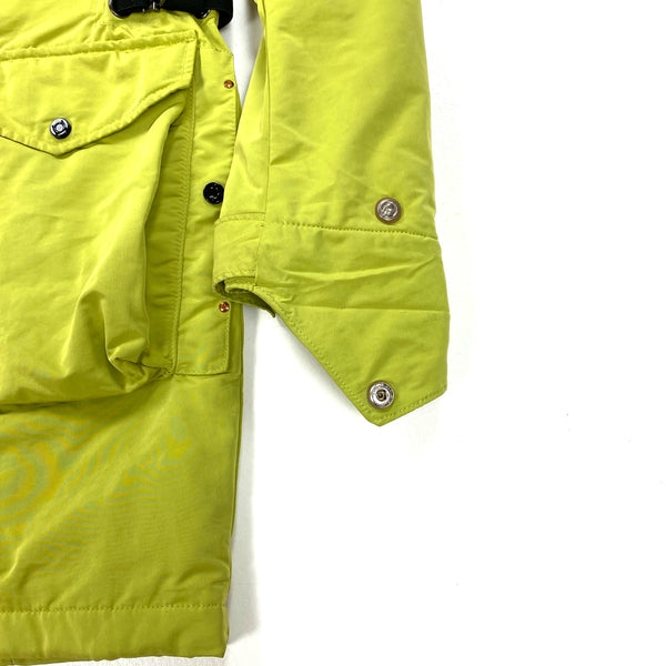 Ma Strum Lime Green Padded Parka Jacket