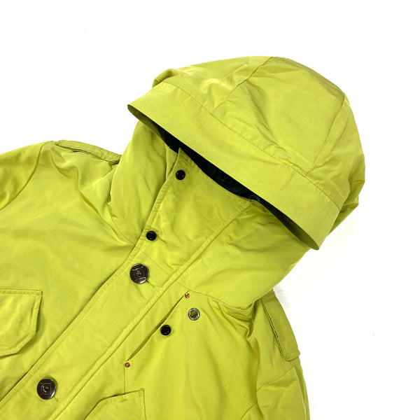 Ma Strum Lime Green Padded Parka Jacket