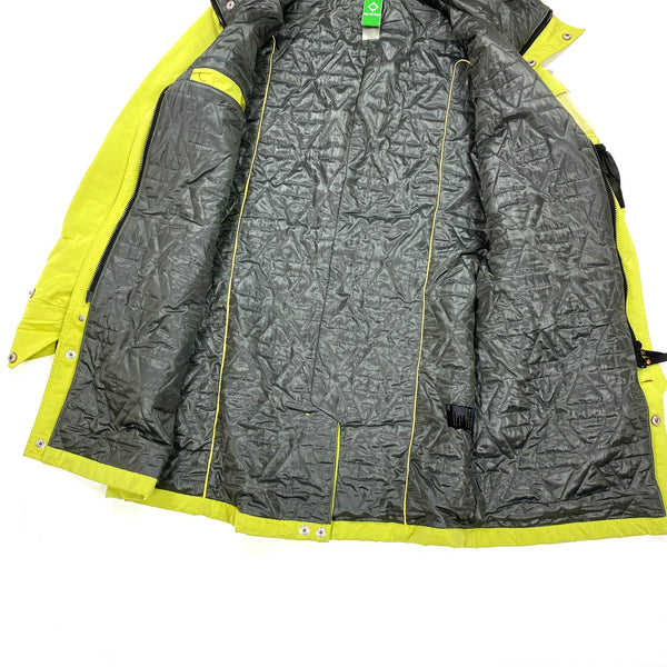 Ma Strum Lime Green Padded Parka Jacket