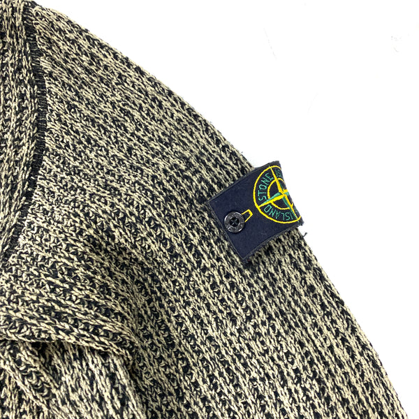 Stone Island Thick Contrast Vintage Knit Jumper