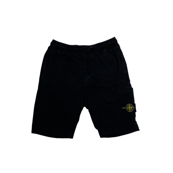 Stone Island 2020 Black Cotton Shorts