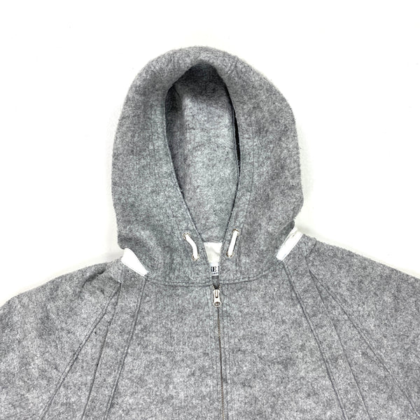 Stone Island 2005 Wool Spellout Hooded Jacket
