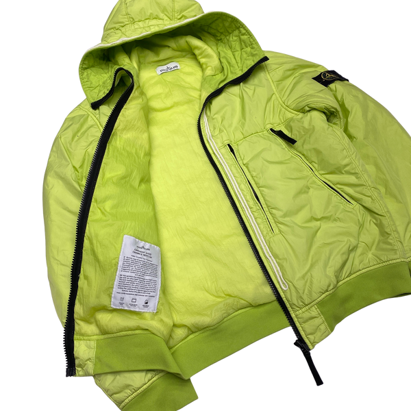 Stone Island 2019 Neon Crinkle Reps NY Jacket