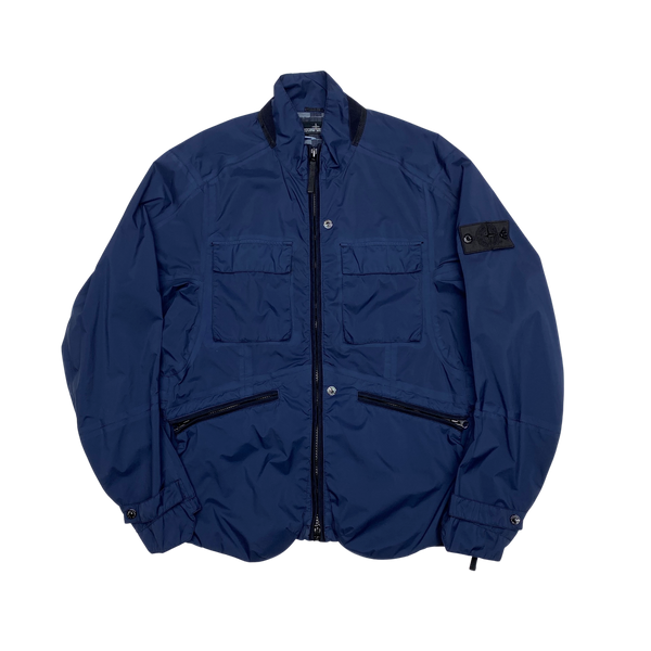 Stone Island Navy Blue Shadow Project Pulver-R-3L Waterproof Jacket