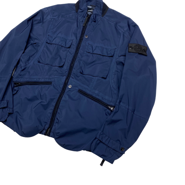 Stone Island Navy Blue Shadow Project Pulver-R-3L Waterproof Jacket