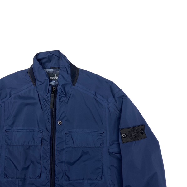 Stone Island Navy Blue Shadow Project Pulver-R-3L Waterproof Jacket