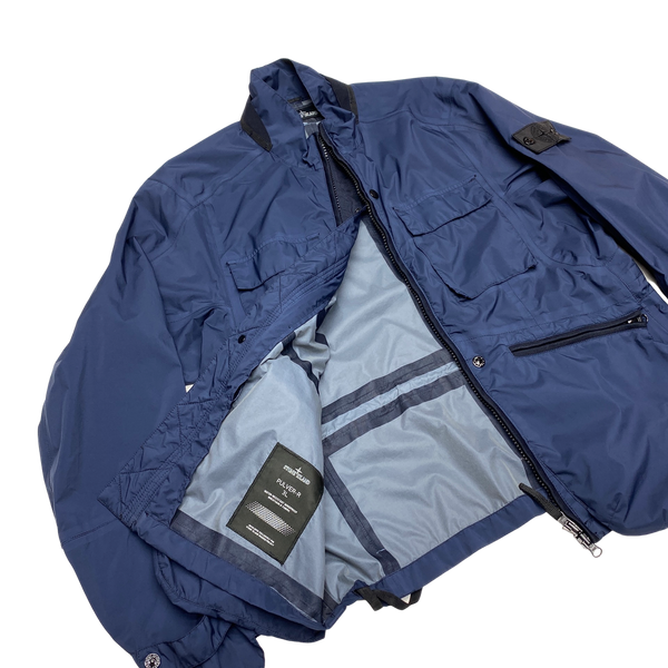 Stone Island Navy Blue Shadow Project Pulver-R-3L Waterproof Jacket