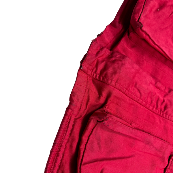 Stone Island Red Dutch Rope Raso Shoulder Badge Jacket