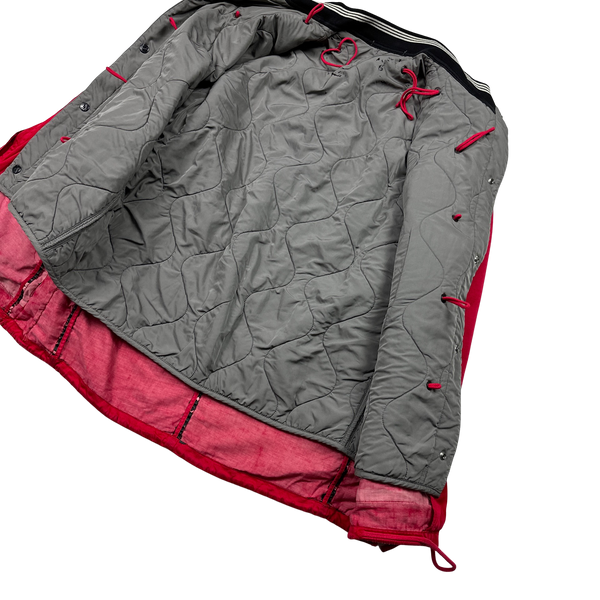 Stone Island Red Dutch Rope Raso Shoulder Badge Jacket