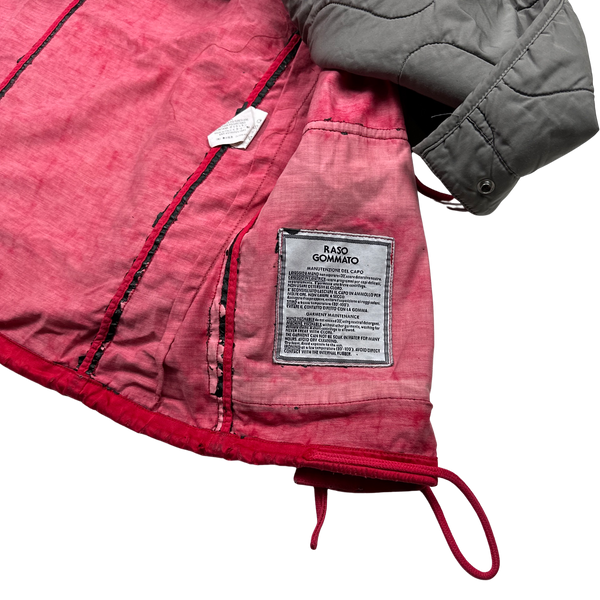 Stone Island Red Dutch Rope Raso Shoulder Badge Jacket