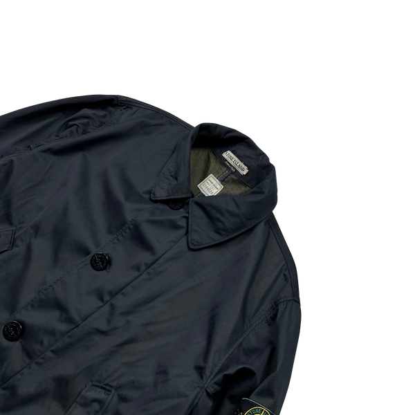 Stone Island Navy Vintage Nylam 1995 Jacket - Large