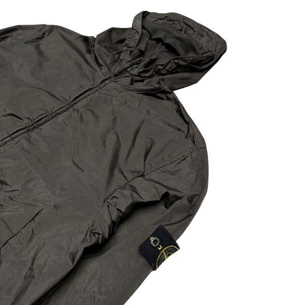 Stone Island 2005 Grey Velvet Lined Shimmer Jacket