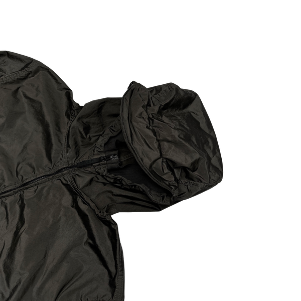 Stone Island 2005 Grey Velvet Lined Shimmer Jacket