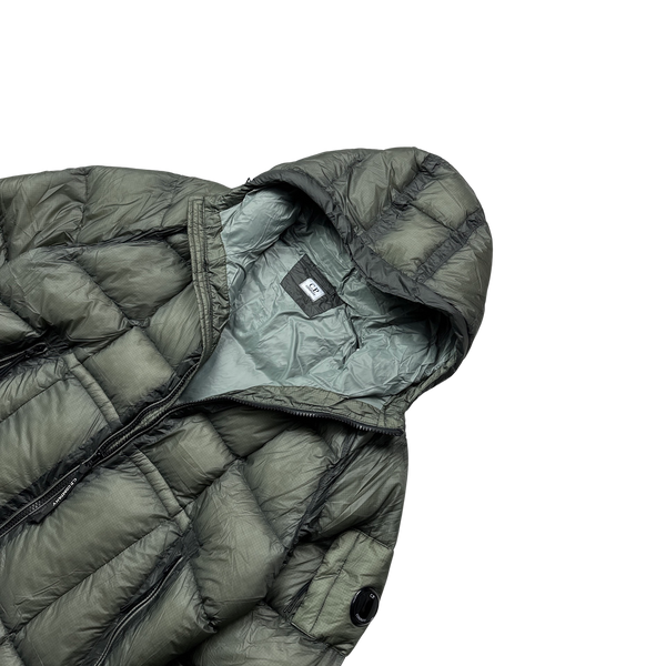 CP Company Grey D D Shell Puffer Jacket - XXL